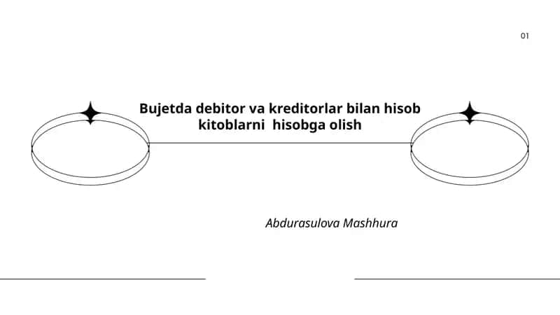 Byudjetda debitor va kreditor tushunchalari va turlari 1