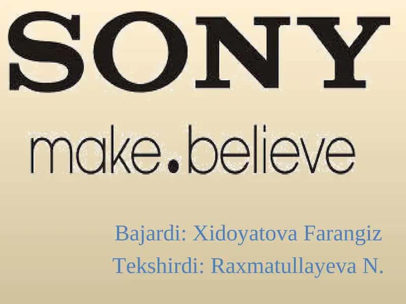 Sony Corporation 1