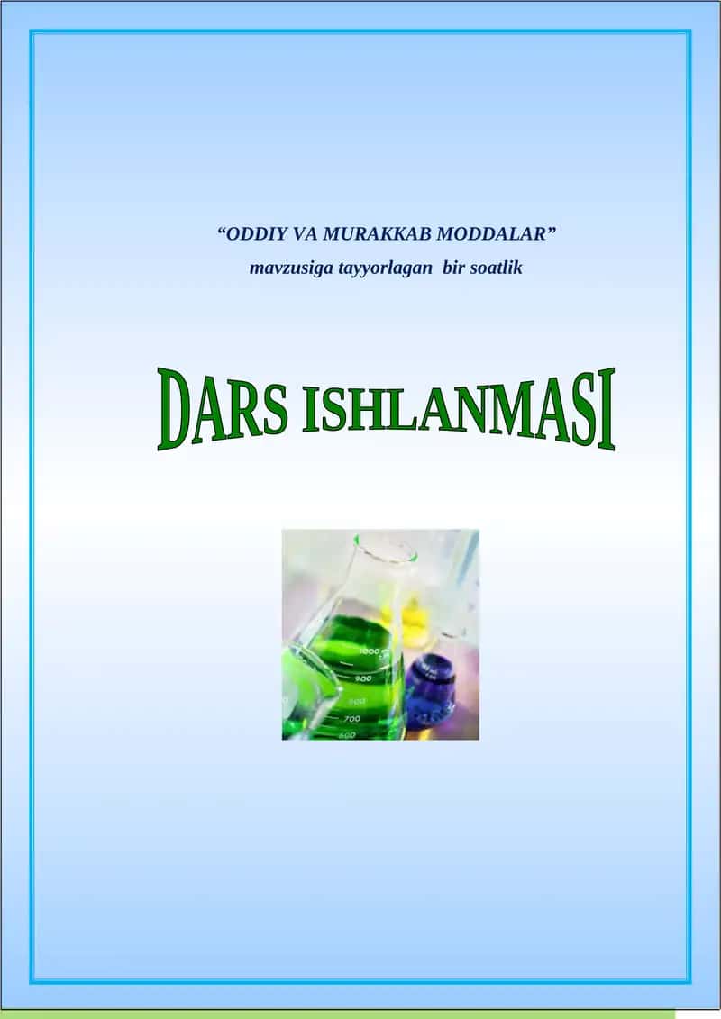 ODDIY VA MURAKKAB MODDALAr 1