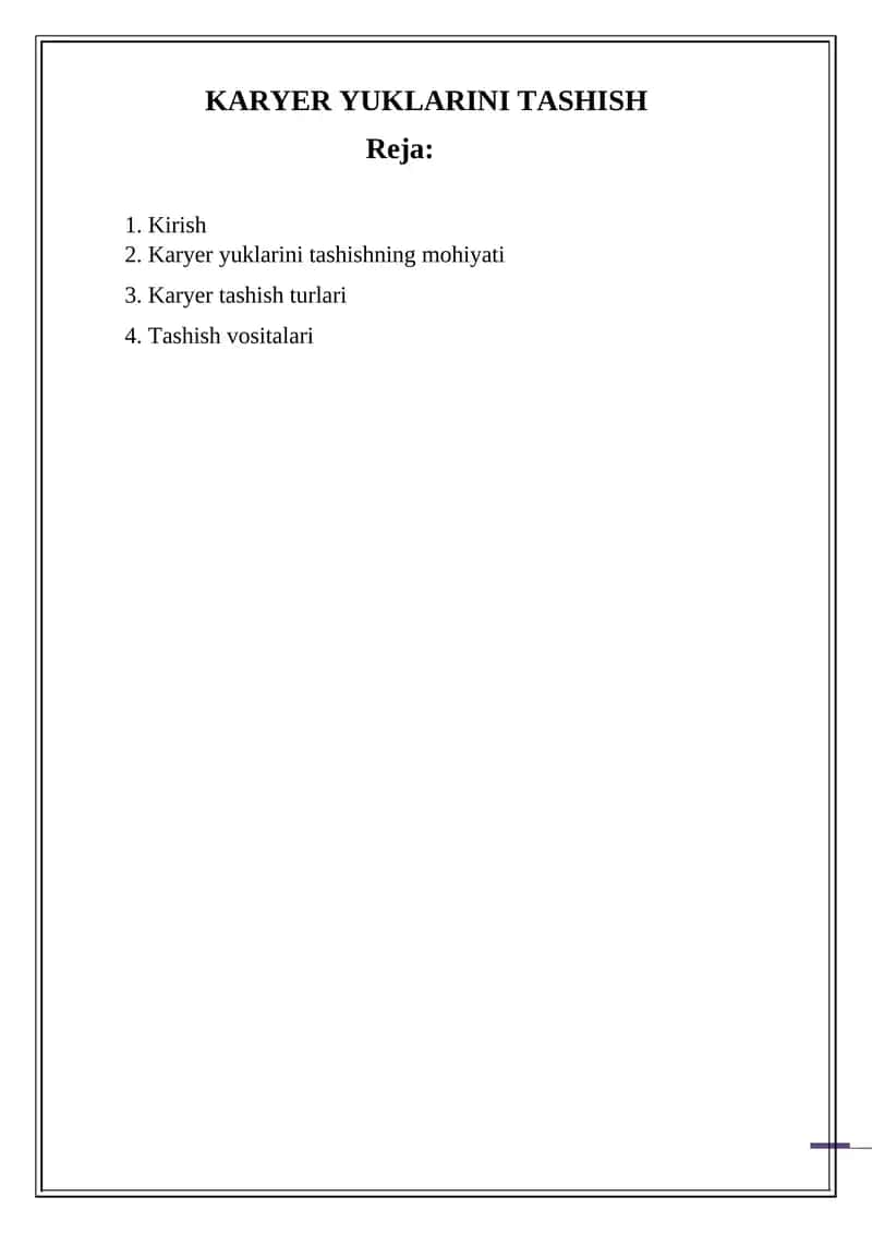 KARYER YUKLARINI TASHISH 1