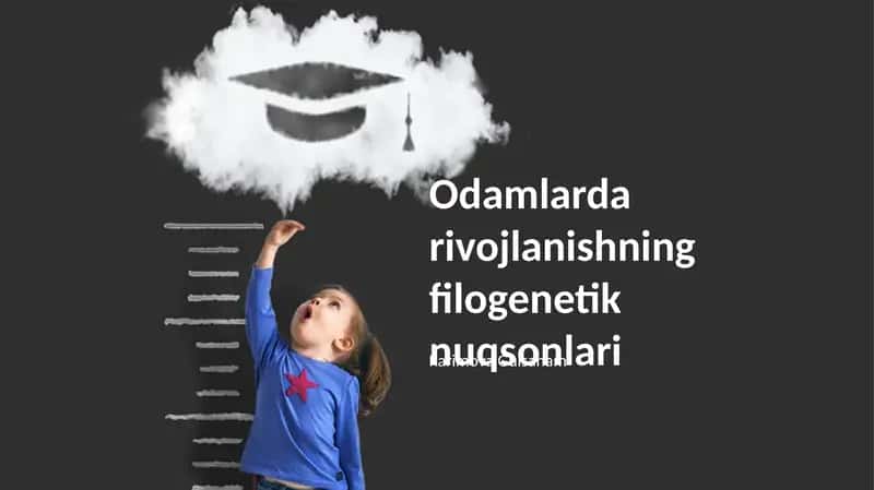 Odamlarda rivojlanishning filogenetik nuqsonlari 1