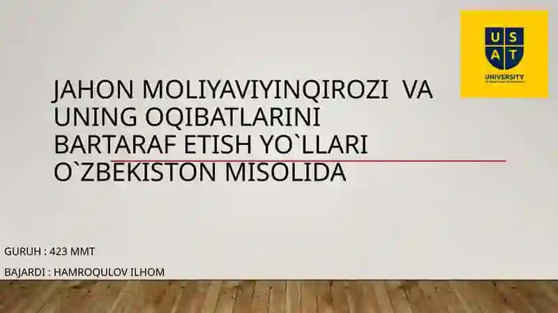 Jahon moliyaviy-iqtisodiy inqirozi