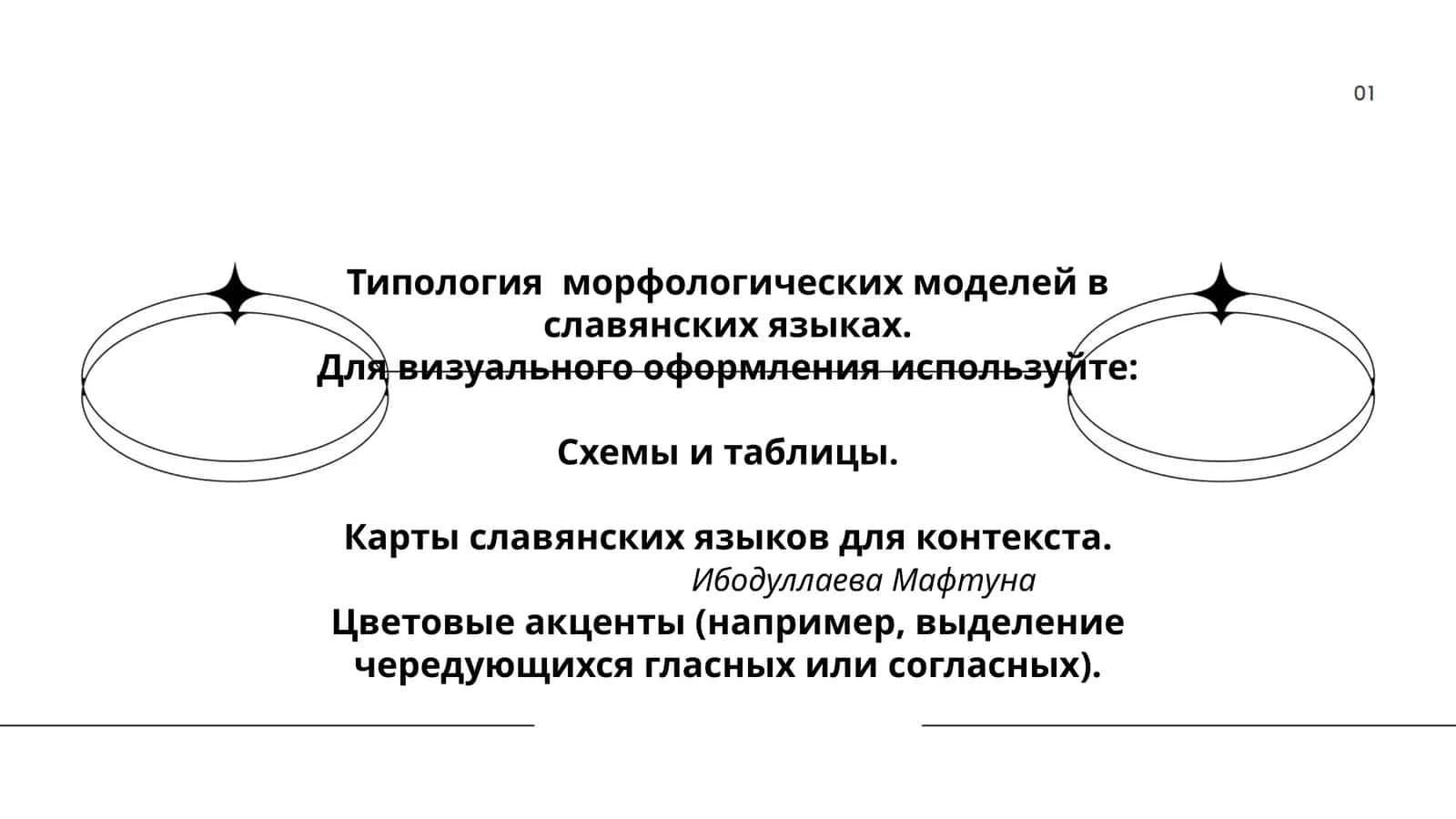 Типология морфологических моделей в славянских языках 1