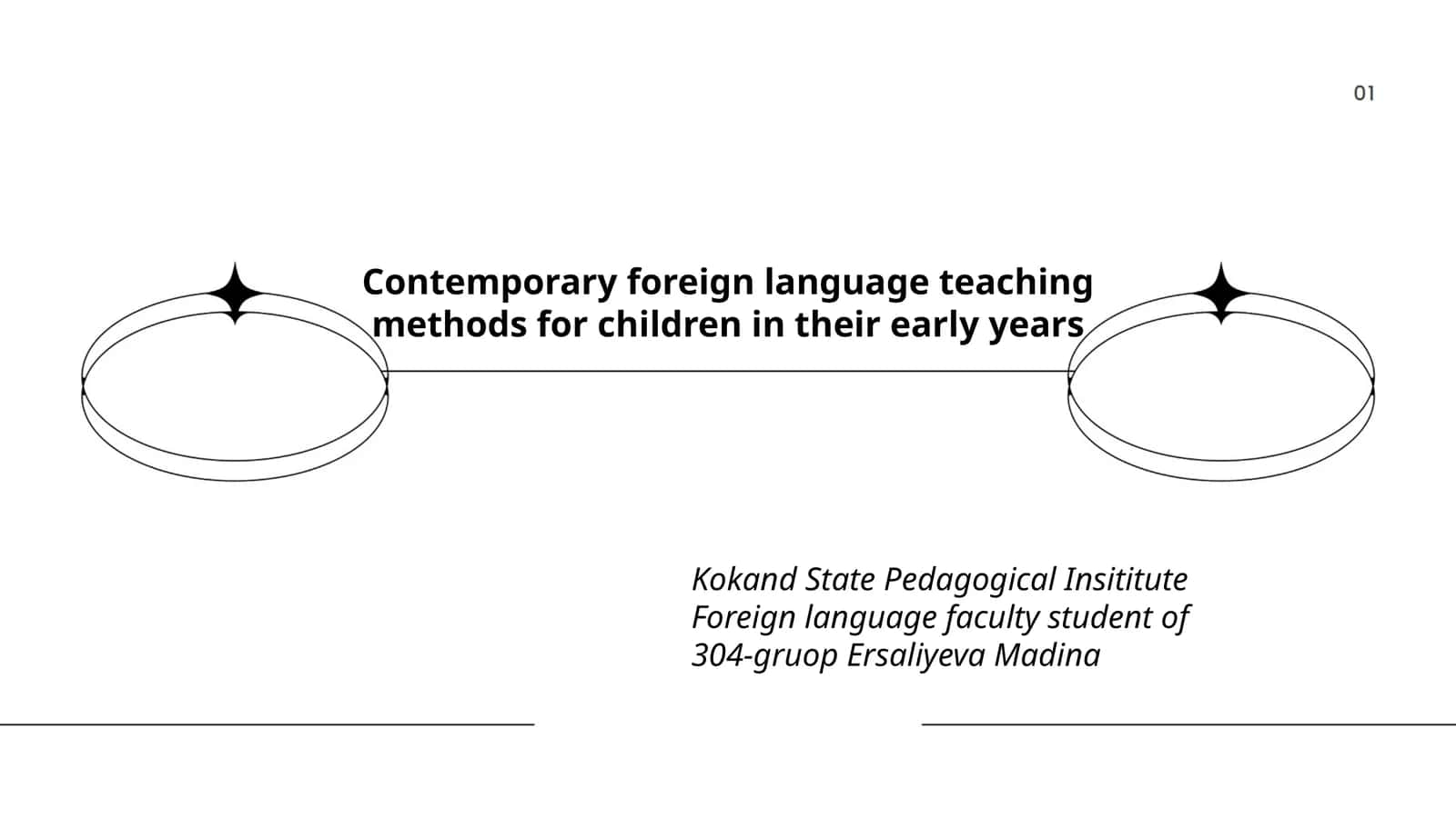 Contemporary foreign language teaching methods for children in their early years 1