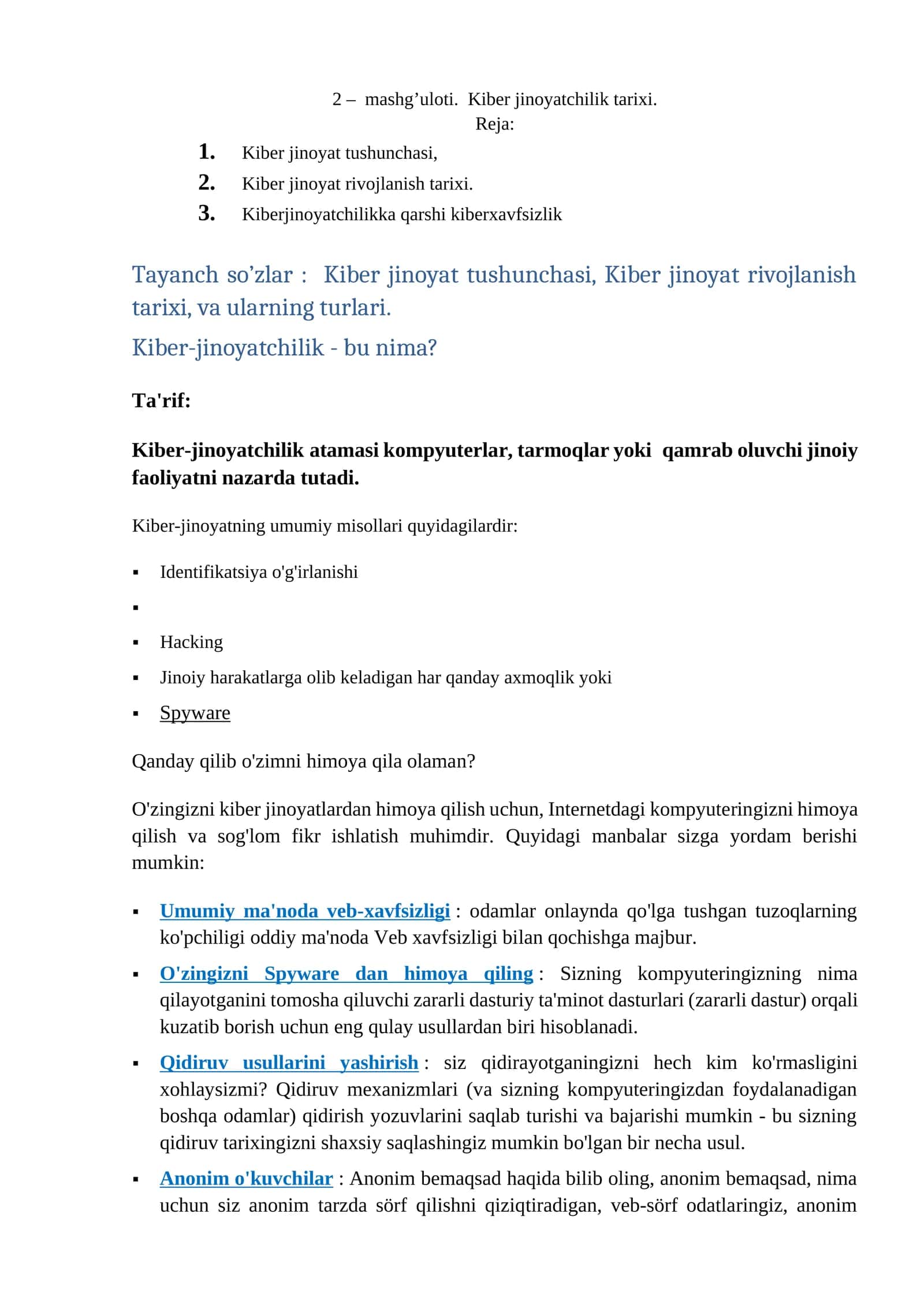 Kiber-jinoyatchilik 1