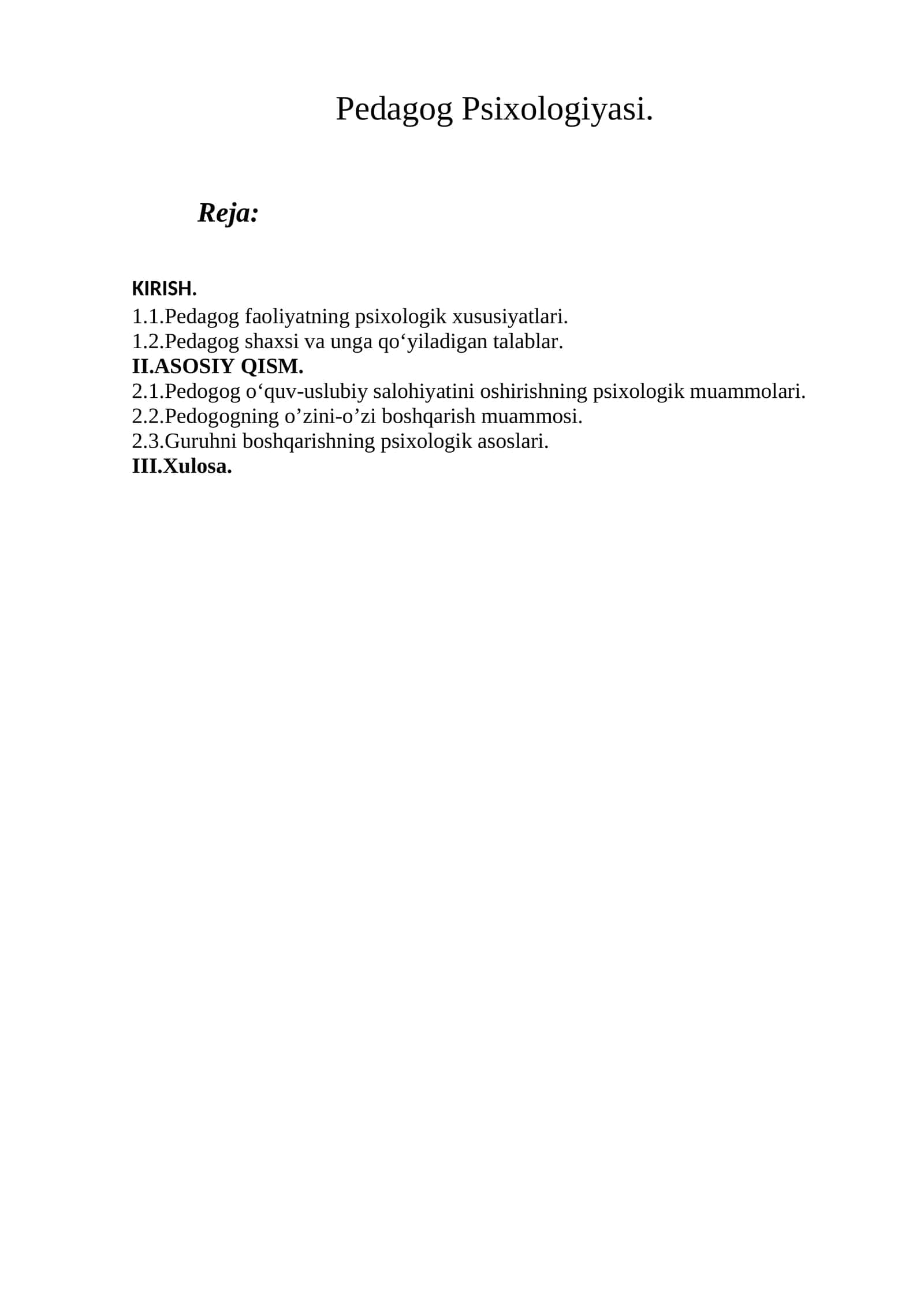 Pedagog Psixologiyasi 1