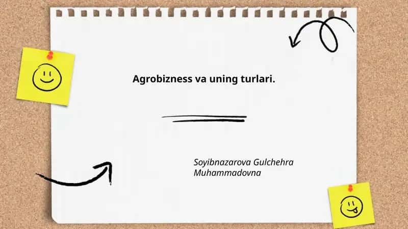 Agrobizness va uning turlari 1