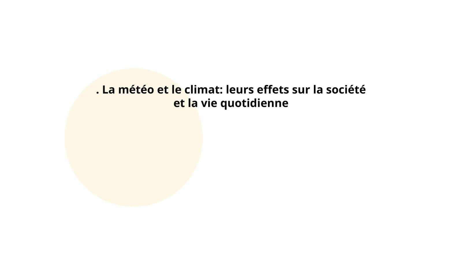 Les changements climatiques et leurs impacts sur l’agriculture 1
