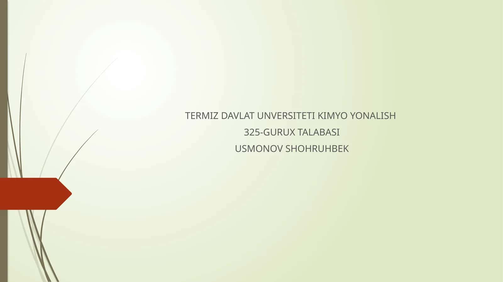 QATTIQJISM AYLANMA HARAKAT DINAMIKASINING ASOSIY QONUNI. GIROSKOPLAR 1