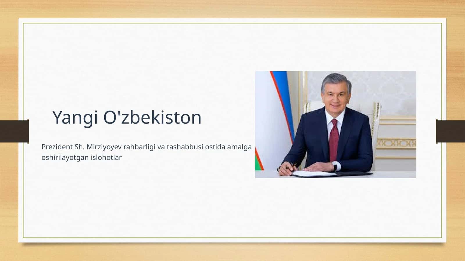 Yangi O'zbekiston 1