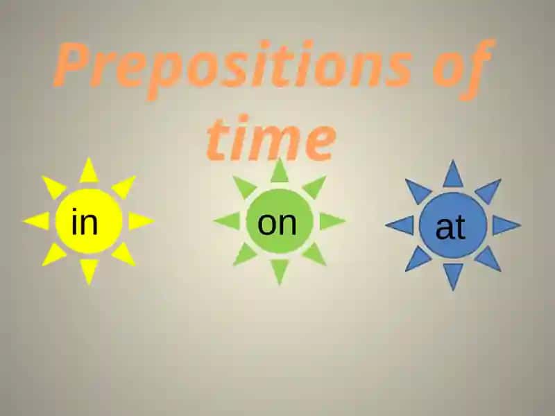 Prepositions of Time