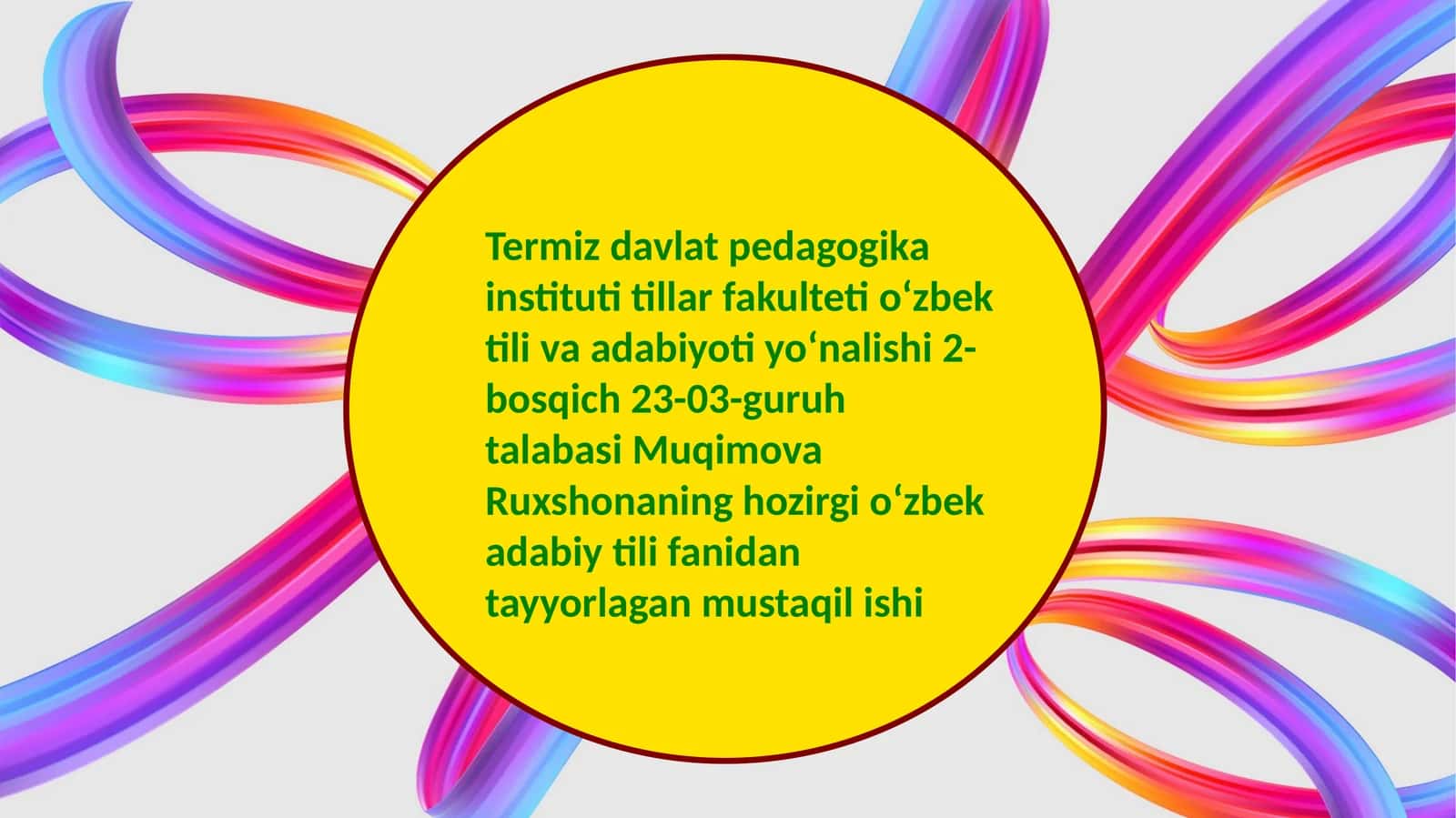 Morfemalar boʻlimi haqida 1