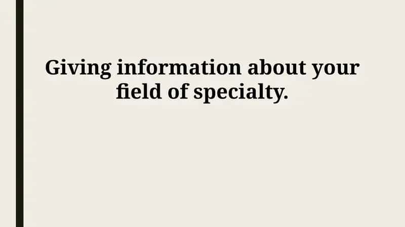 Executive Summary of [Your Field] 1