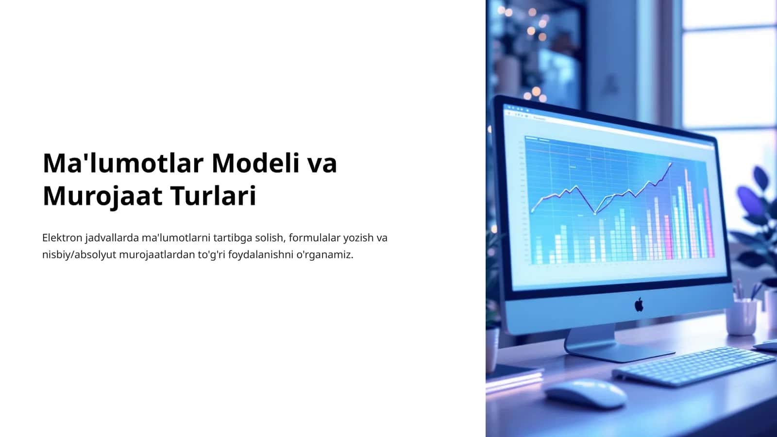 Ma'lumotlar Modeli va Murojaat Turlari 1