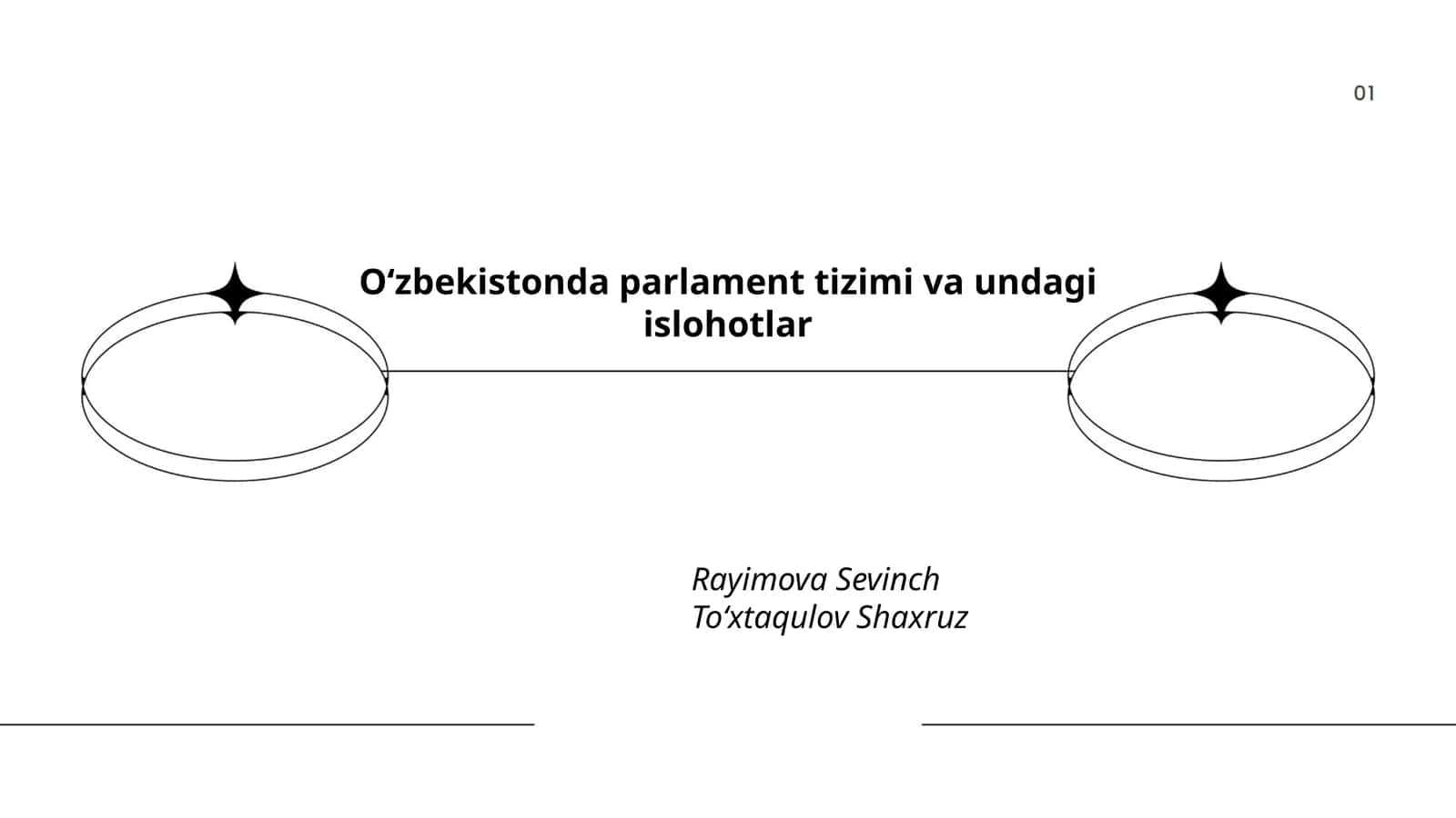 Oʻzbekistonda parlament tizimi va undagi islohotlar 1
