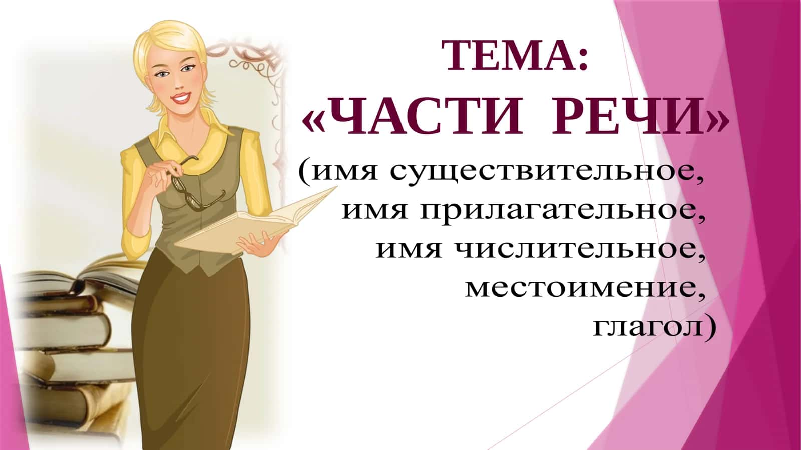 ЧАСТИ РЕЧИ 1