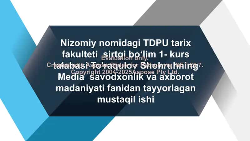 O‘zbekistonda axborot xavfsizligining ma'naviy va xuquqiy asoslari 1