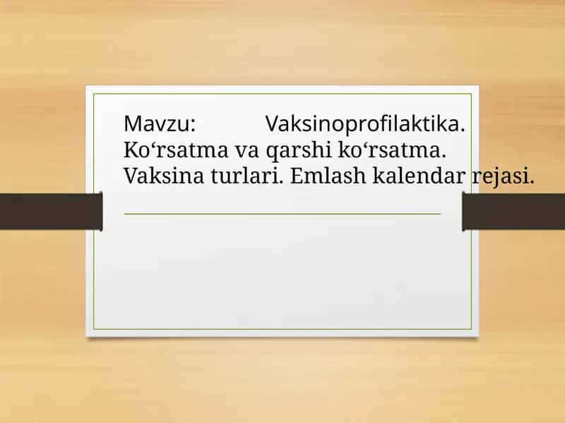 Vaksinoprofilaktika 1