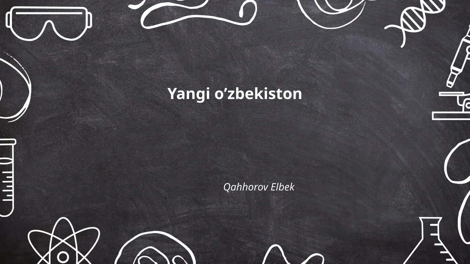 Yangi O'zbekistonning siyosiy islohotlari 1
