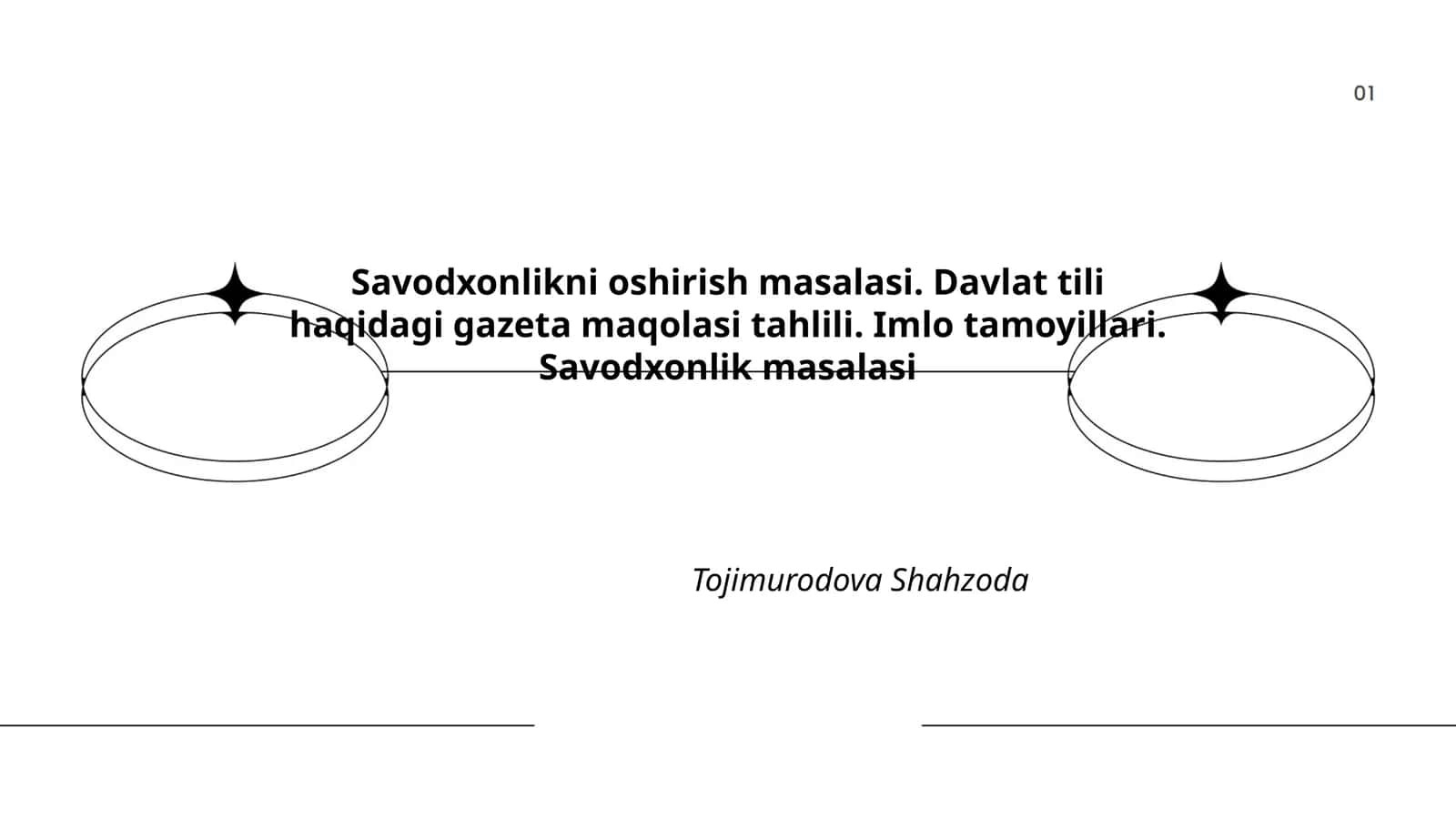 Davlat tili haqidagi gazeta maqolasi tahlili 1