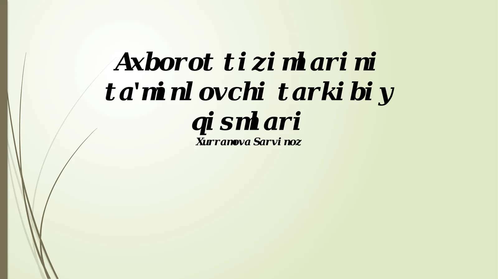 Ko'zlaringizdagi His-Tuyg'ular 1