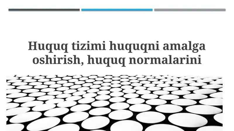 Huquqiy tizim 1