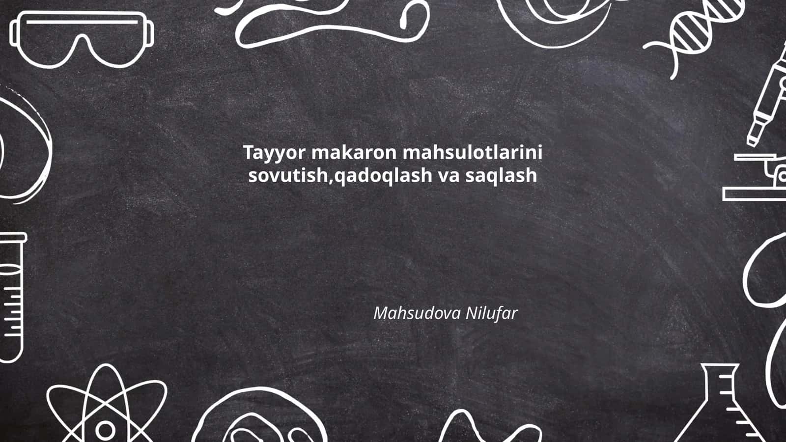 Tayyor makaron mahsulotlarini sovutish,qadoqlash va saqlash 1