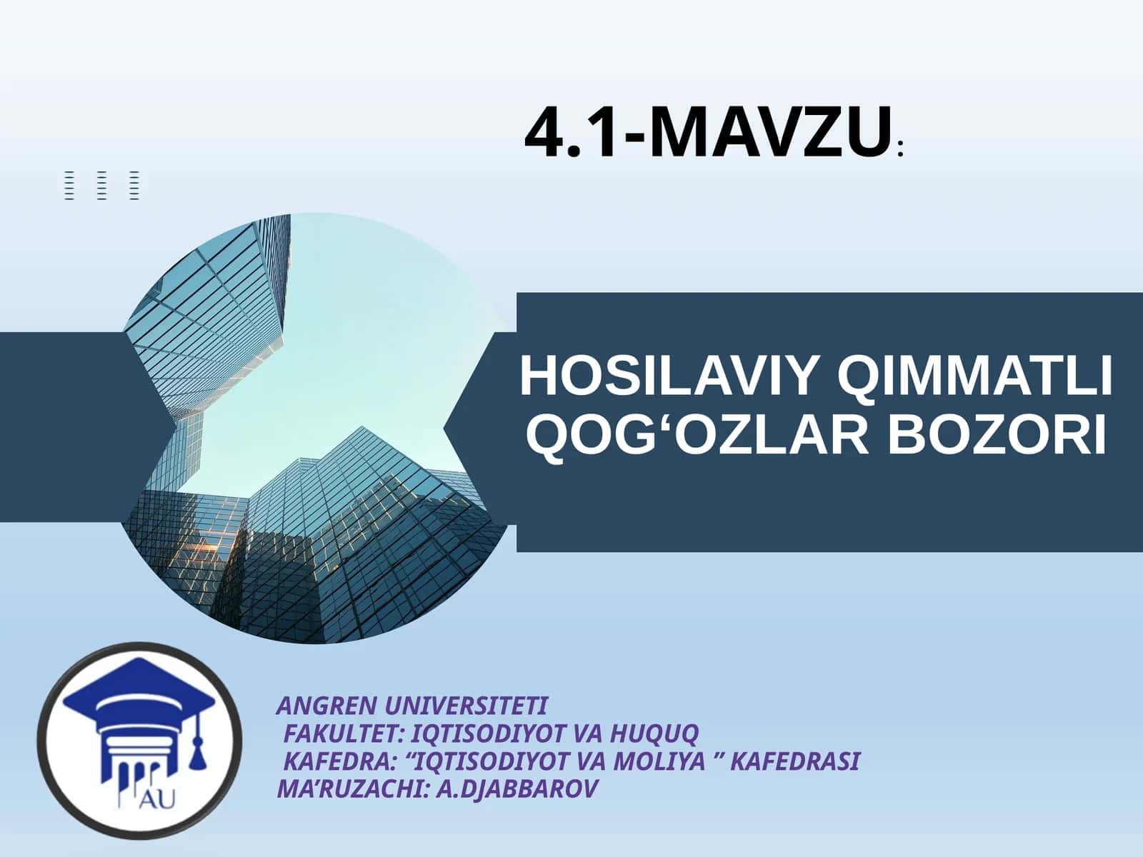 HOSILAVIY QIMMATLI QOG‘OZLAR BOZORI 1