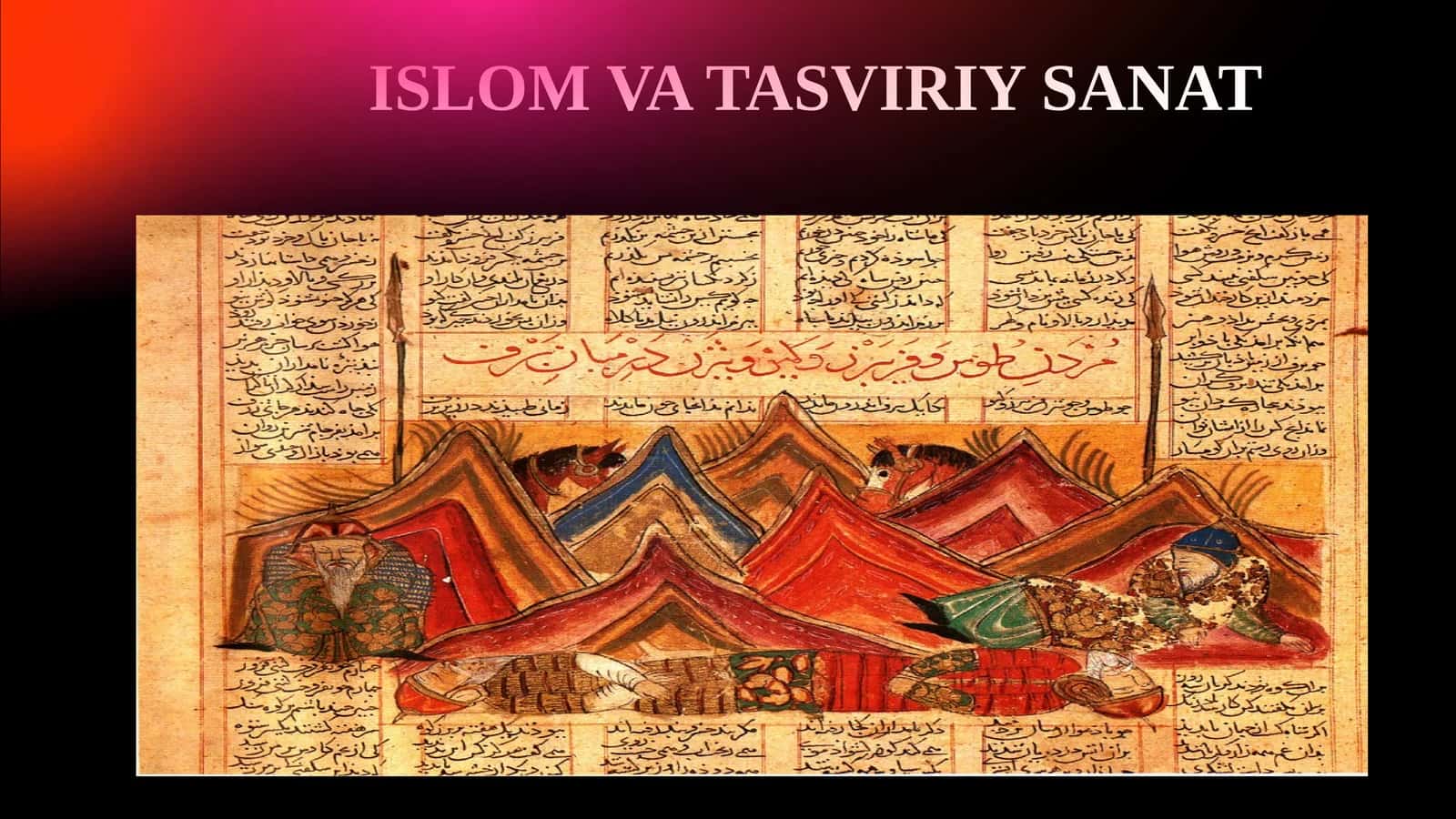 ISLOM VA TASVIRIY SANAT 1