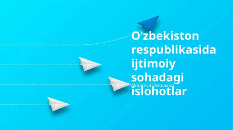 Ijtimoiy islohotlar 1