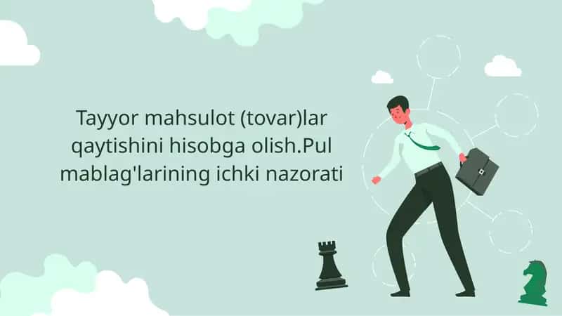 Tayyor mahsulotlar qaytishi 1