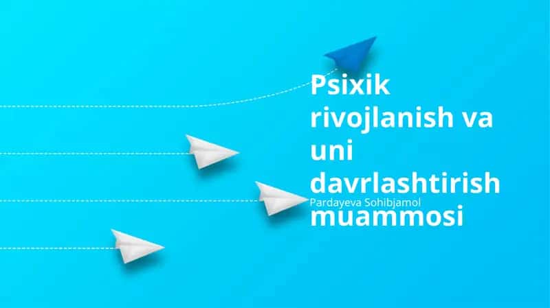 Psixik rivojlanish va uni davrlashtirish muammosi 1