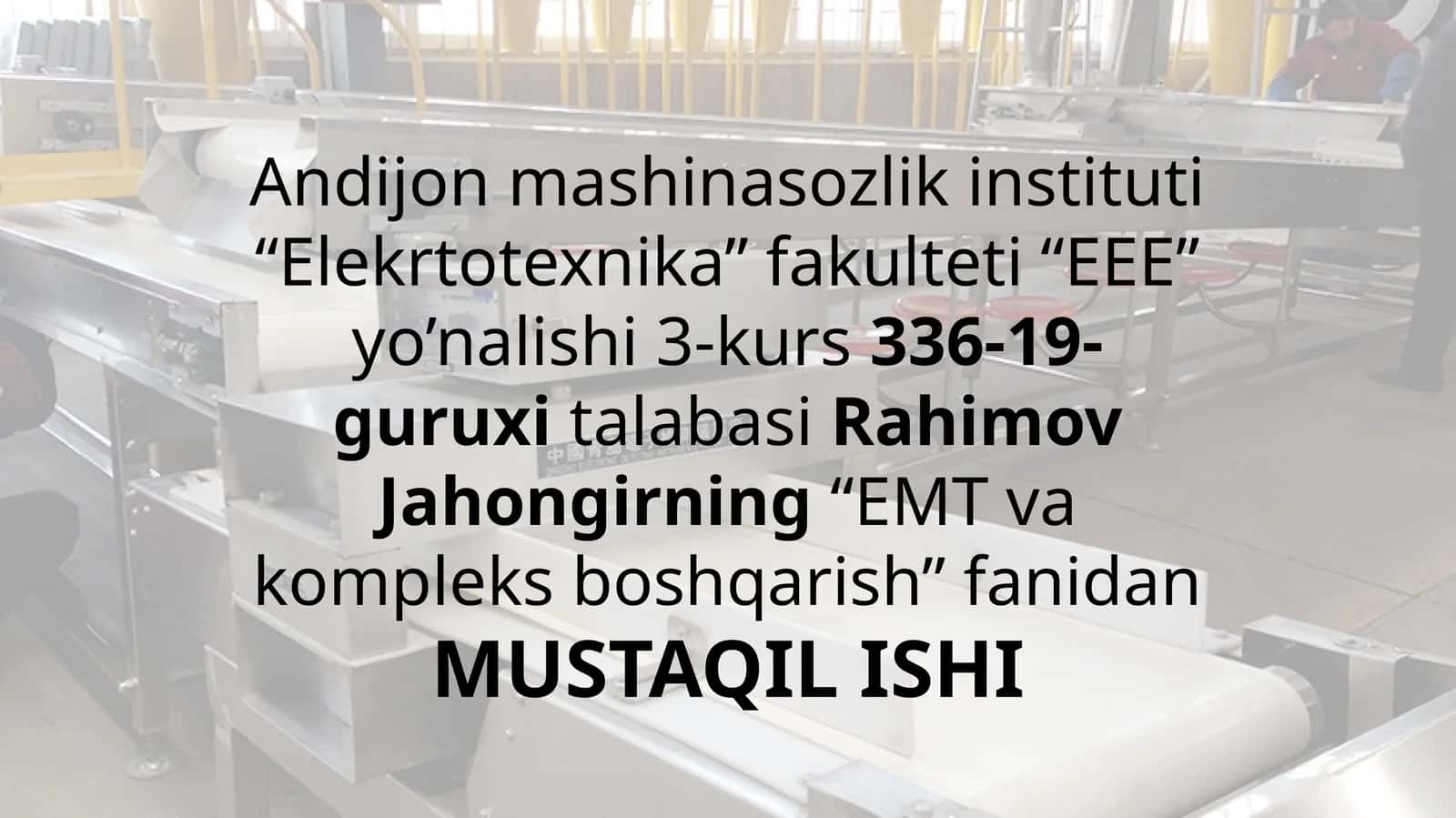EMT vakompleks boshqarish 1