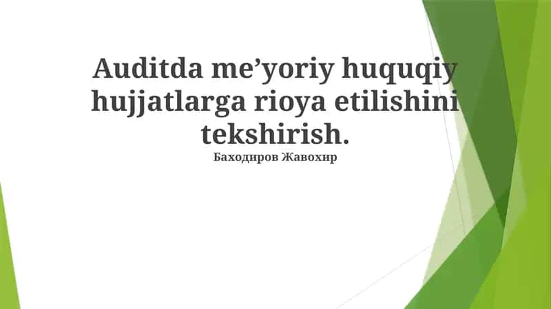 Doimiy monitoring va takomillashtirish 1