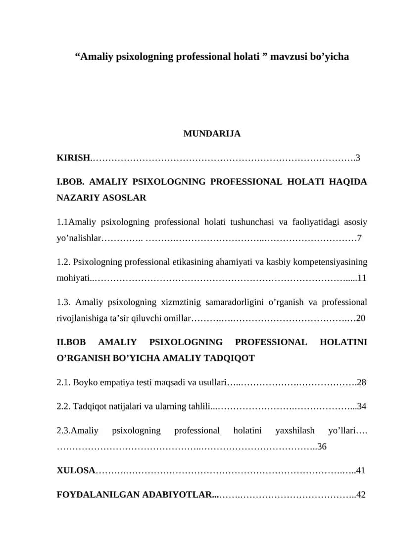 Amaliy psixologning professional holati 1