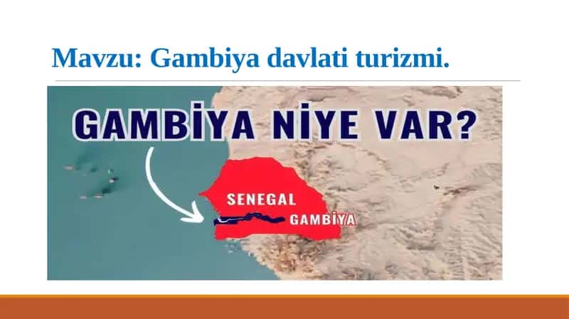 Gambiya davlati turizmi 1