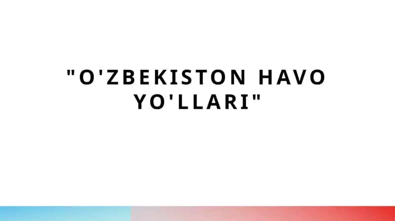 O'zbekiston havo yo'llari 1