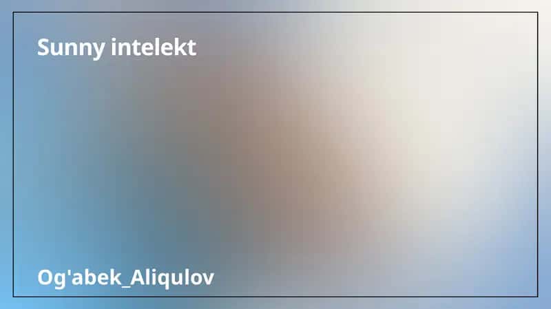 Sunny intelekt 1