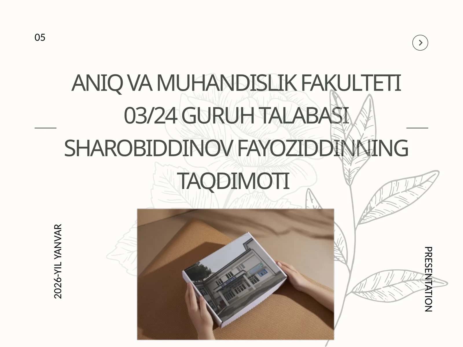 MARKETING PRESENTATION VERSION 2.0 - 2025 1