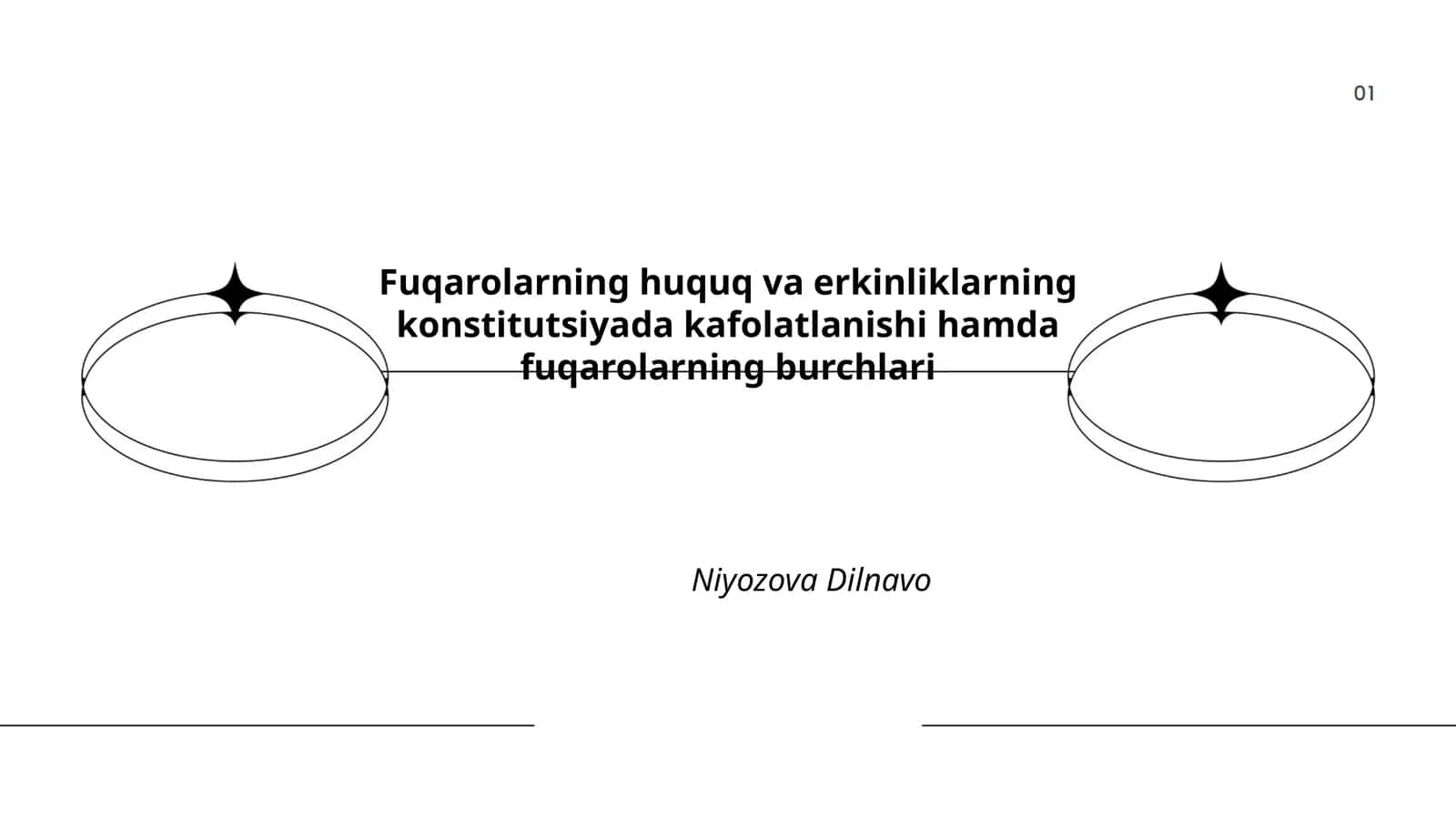Fuqarolarning huquq va erkinliklarning konstitutsiyada kafolatlanishi hamda fuqarolarning burchlari 1