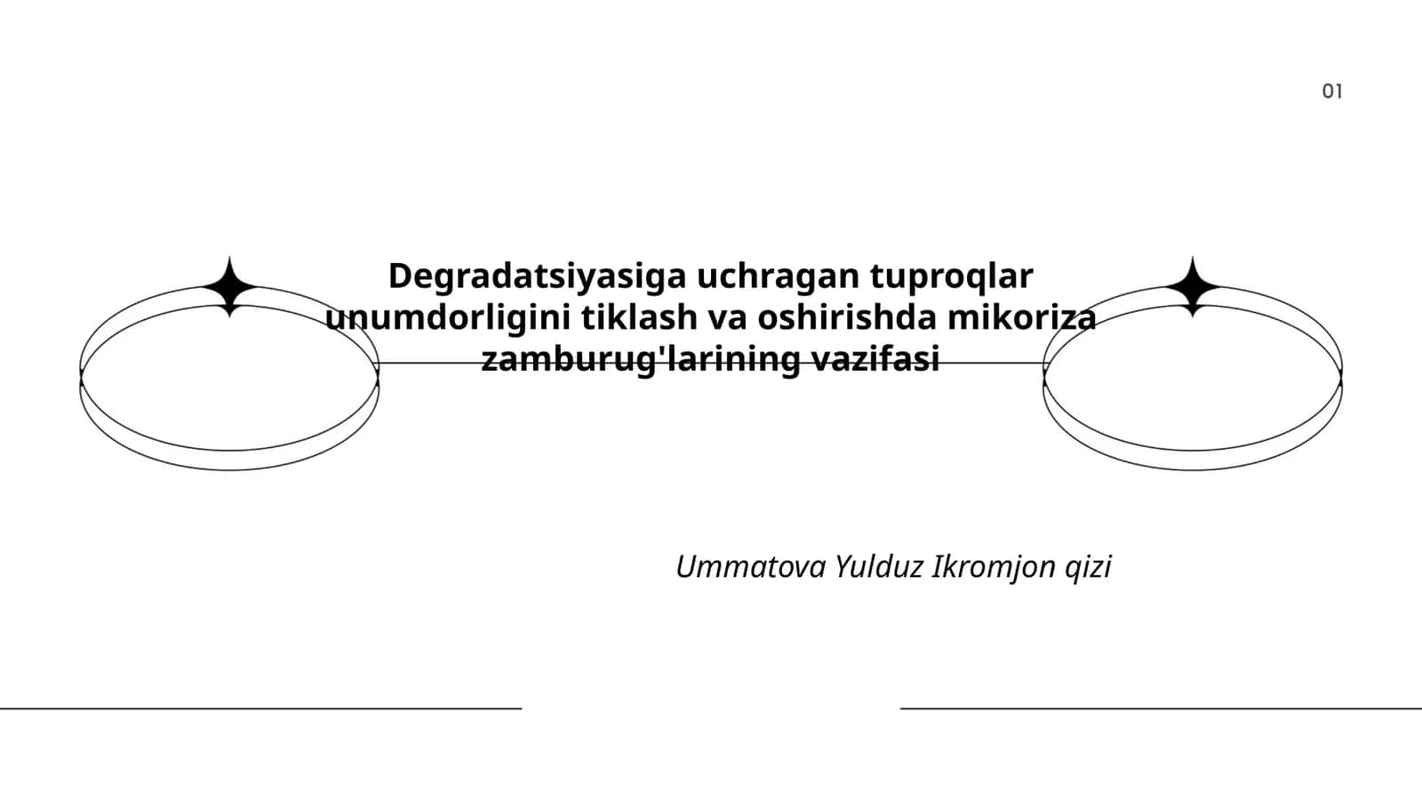 Tuproqlar unumdorligini tiklash va oshirish 1