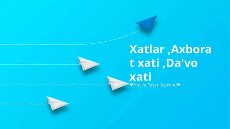 Axborot Xati Asosiy Qoidalari 1