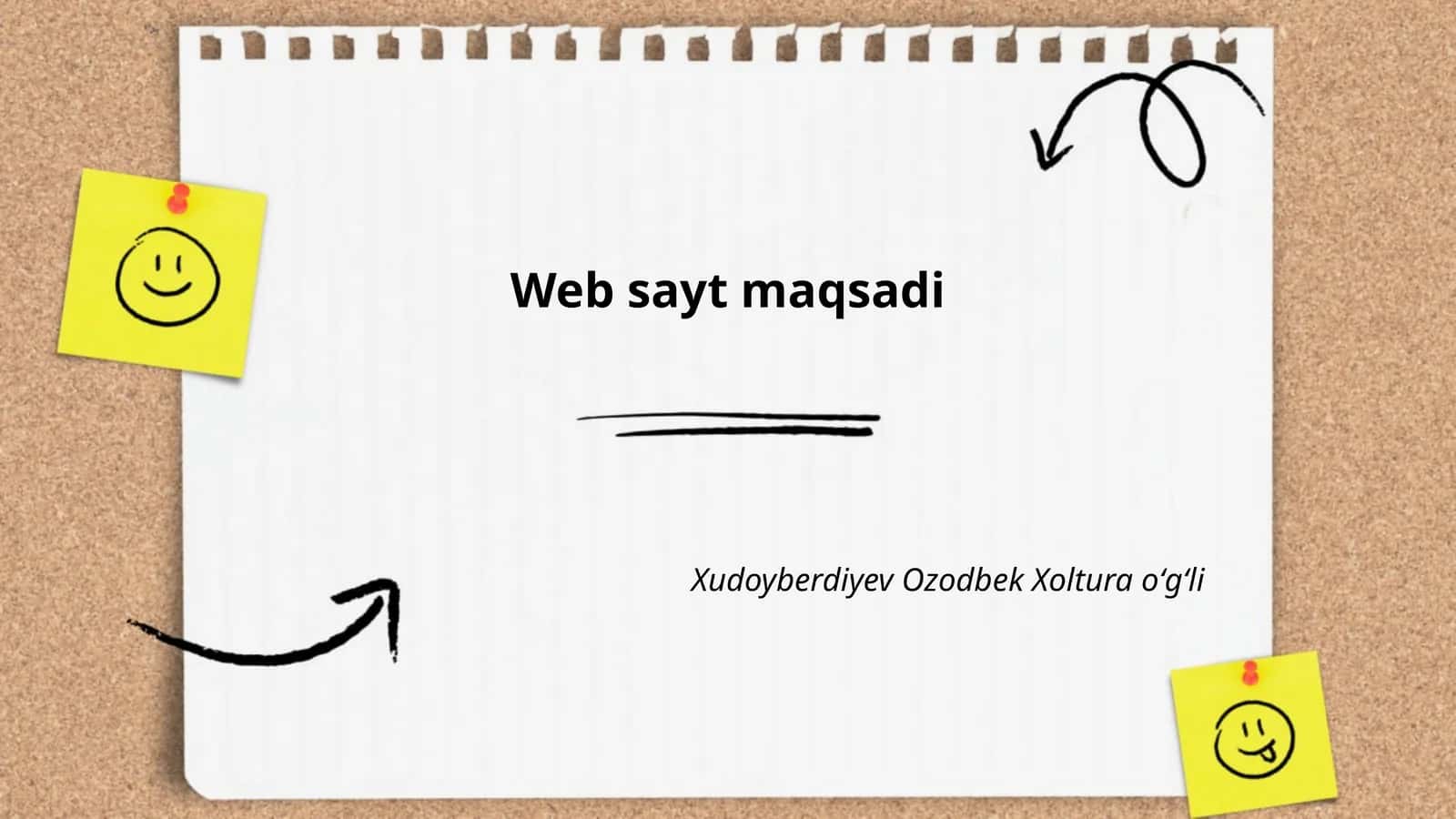 Web sayt maqsadi 1