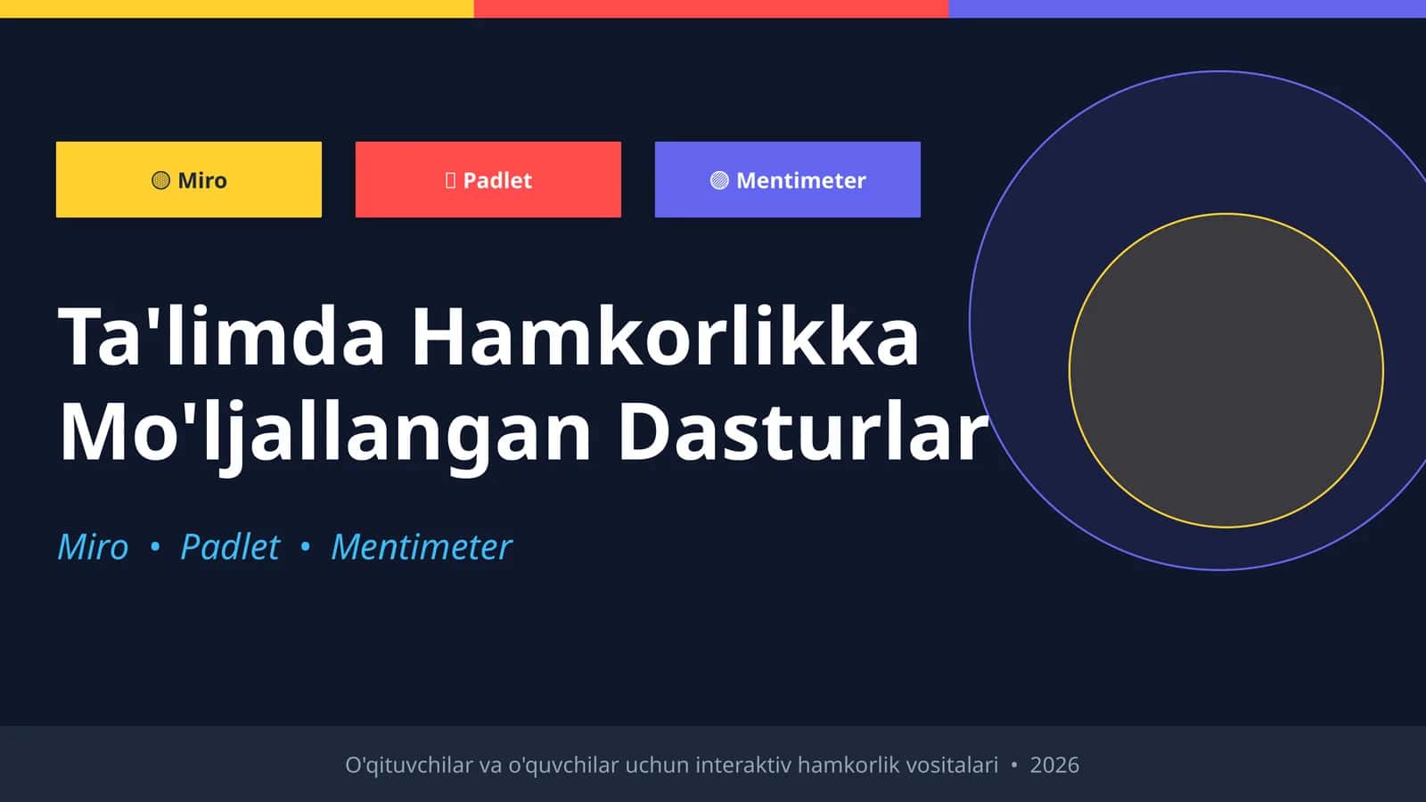 Ta'limda Hamkorlikka Mo'ljallangan Dasturlar 1