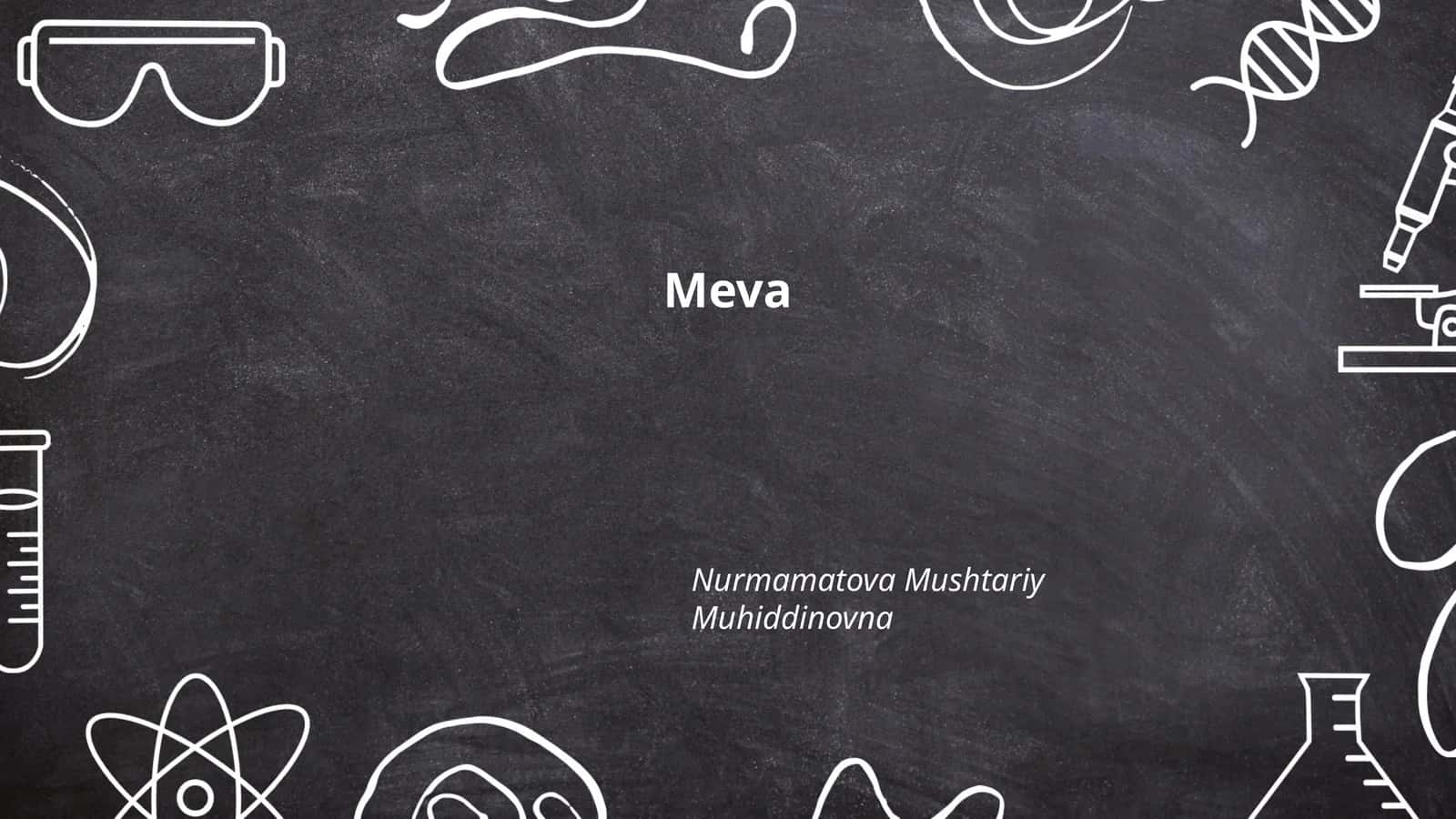 Mevalarning Turlari va Tasnifi 1