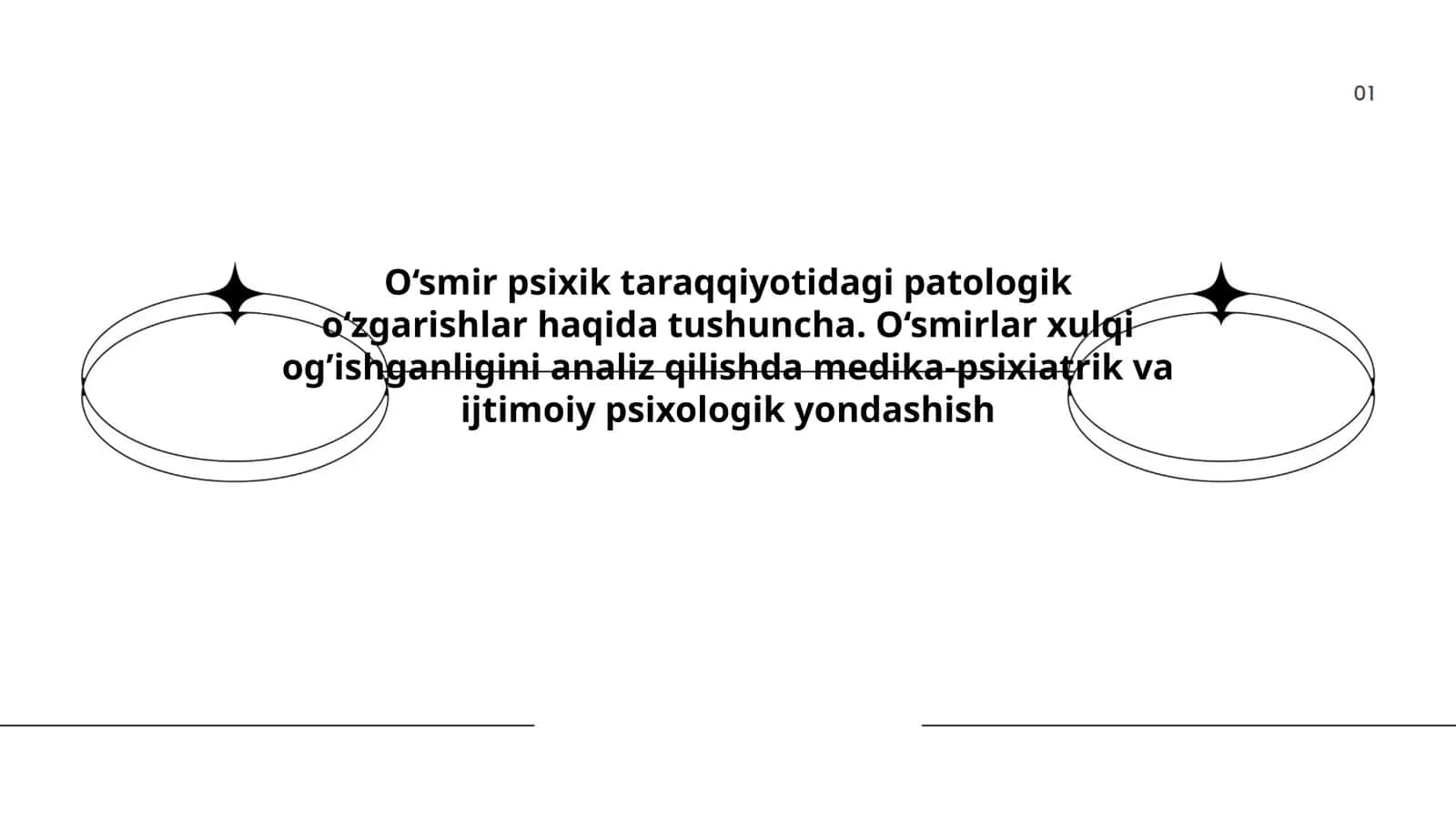 O‘smir psixik taraqqiyotidagi patologik o‘zgarishlar 1