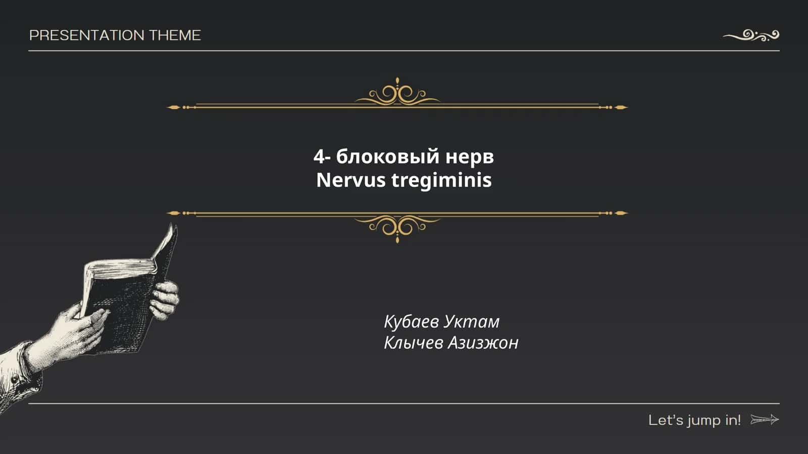 Четвёртый блоковый нерв (Nervus trochlearis) 1