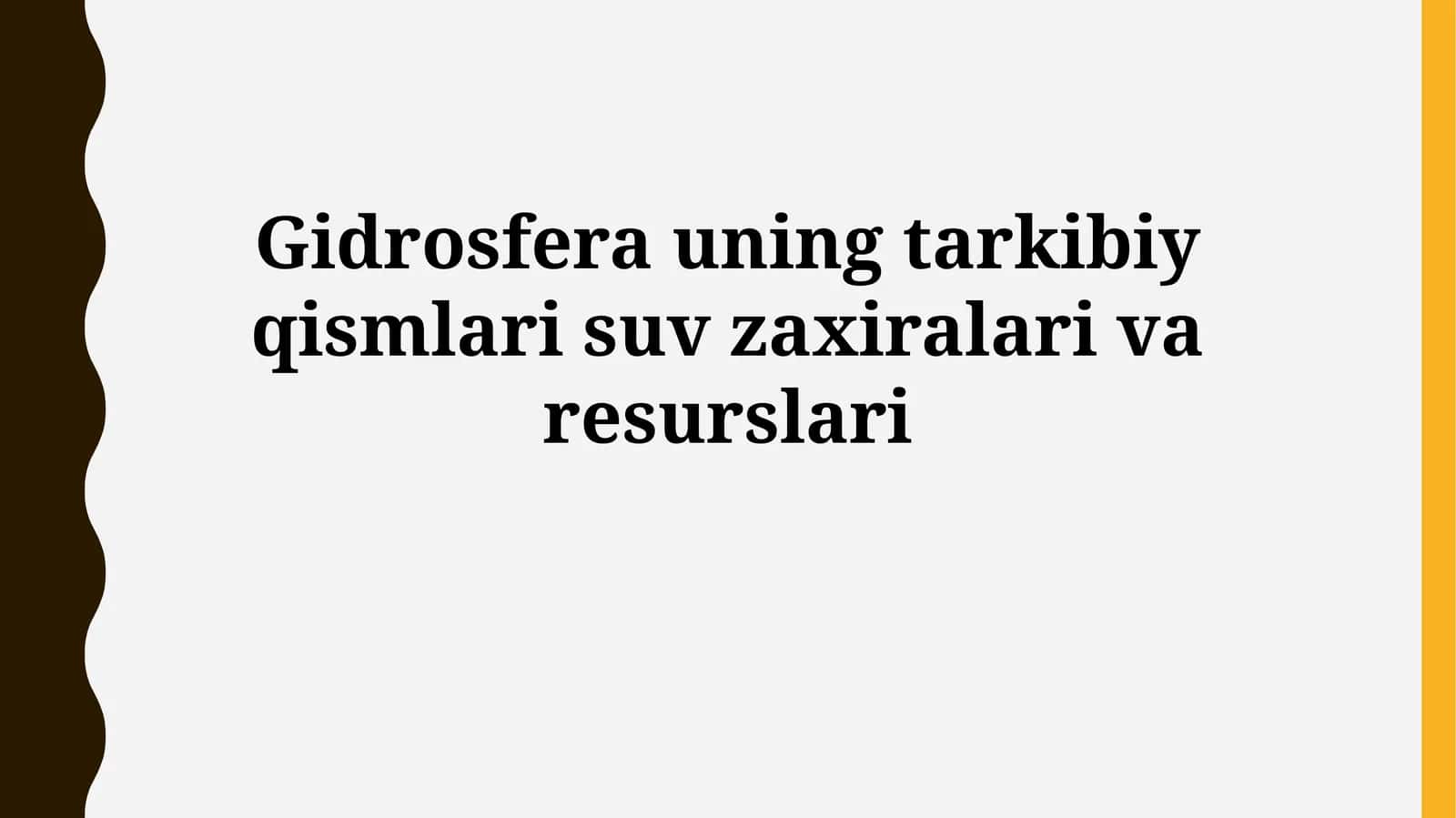 Gidrosfera 1