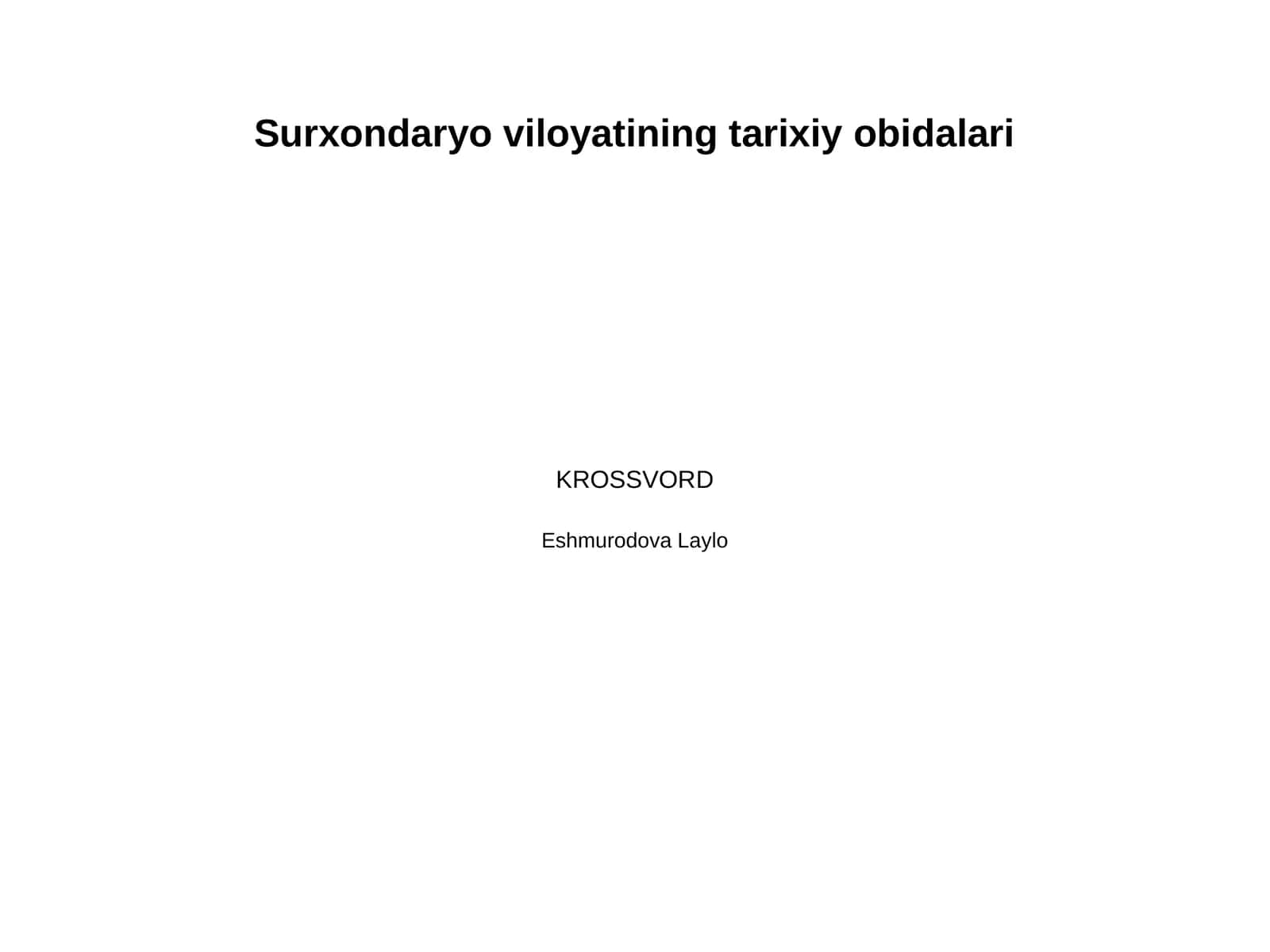 Surxondaryo viloyatining tarixiy obidalari 1
