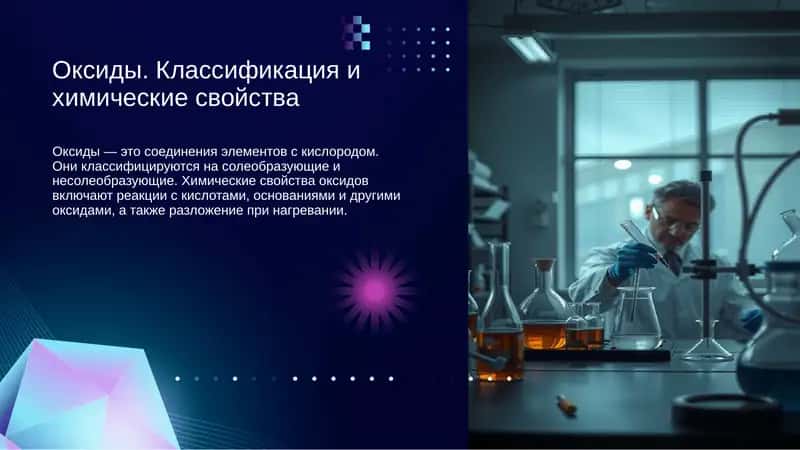 Оксиды. Классификация и химические свойства 1
